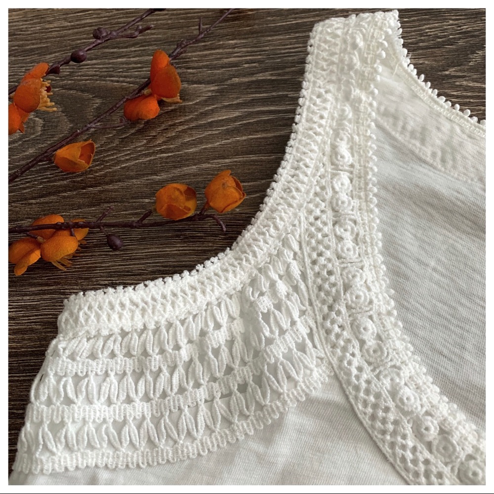 J.Crew Factory Crochet Sleeveless Top